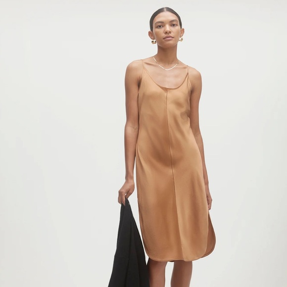 LYLA SILK MIDI DRESS Naked Cashmere Small 100% silk - Picture 1 of 5
